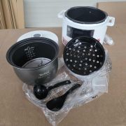 Multicooker electric sub presiune TEFAL Turbo Cuisine CY754130, 915~1090W, Volum 4.8l (Uz 3.2l), 10 programe și mod manual, Vas aluminiu teflonat, Cronometru, Pornire automată, Păstrare la cald, Broșură rețete