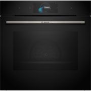 Cuptor încorporabil cu funcție de abur BOSCH Seria 8 HSG7584B1,  71 l, Multifunctional, 23 functii , Perfect Steam, Air Fry, Autocuratare, 60x60cm, Negru
