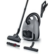 Aspirator cu sac BOSCH Seria 6 BGB6X330, Aspirare uscată, 600W, Sac 4l, Cablu 9.3m, 4 roți, 75dBA, 4.3kg, Filtru igienic lavabil HEPA, Telecomandă mâner, Iluminare LED, Perie mobilier, Perie parchet, Graphite