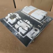 Plită pe gaz BOSCH Seria 6 PPH6A6B20, Gaz, Sticlă quartz termorezistentă, 60cm, 8000W (9 trepte), 4 zone simultan, Arzător wok, 1x1.0kW, 1x3.5kW, 2x1.75KW, FlameSelect, Suport fontă, Flush fitting