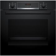 Cuptor încorporabil multifuncțional cu opțiune de aburi BOSCH Seria 4 HQA574BB3, 60x60cm, Negru