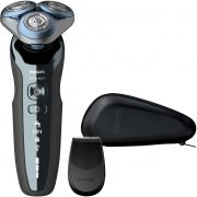 Aparat de bărbierit electric Philips AquaTec Shaver 6000 S6630/11, Wet~Dry, Fără fir, Li-Ion (uz 1h,reînc. 1h), Înveliș antifrecare, Lame MultiPrecision, Capete MultiFlex, Husă, 69dBA