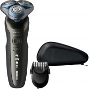 Aparat de bărbierit electric Philips AquaTec Shaver 6000 S6640/44, Wet~Dry, Fără fir, Li-Ion (uz 1h,reînc. 1h), SmartClick, Înveliș antifrecare, Lame MultiPrecision, Capete MultiFlex, Husă, 69dBA