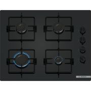 (EOL) Plită pe gaz BOSCH Seria 2 POP6B6K30, 60cm, Quartz, Neagră