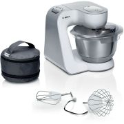 Robot de bucătărie planetar BOSCH Serie 4 MUM5 MUM58200, 1000W, Alb-Argintiu