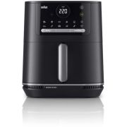 Friteuză cu aer cald 2în1 BRAUN MultiFry 5 HF5050IBK - 0X12500008, 2000W, 80°~220°C, Capacitate 6L, Pui 1.5kg, Cartofi congelați 1.6kg, 15 programe automate, RealOven, G5kg, Matte Black