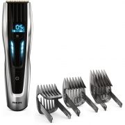 Aparat de tuns Philips HairClipper 9000 HC9450/15, Uz Dry, Cu~fără fir, Lame titan, Lățime 41mm, Display tactil, 3 piepteni motorizați, 400 trepte (0.5~42mm), Li-Ion (uz 2h,reînc. 1h), 336g