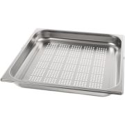 Tavă perforată BOSCH 11037093, Dimensiune L, 354x344x40mm, Oțel inoxidabil