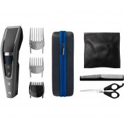 Aparat de tuns Philips HairClipper 7000 HC7650/15, Uz Dry, Cu~fără fir, Lame oțel, Lățime 41mm, 3 piepteni (1 barbă,2 păr), 28 trepte (0.5~28mm), Li-Ion (uz 90min,reînc. 1h), 200g, Turbo, Kit frizer