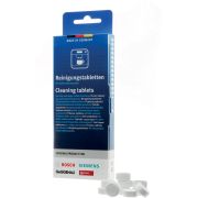 Tablete curățare BOSCH Cleaning Tablets 00312504, 10 tablete, Elimină foarte ușor grăsimea de cafea și reziduurile puternice, Pentru aparatele de cafea complet automate