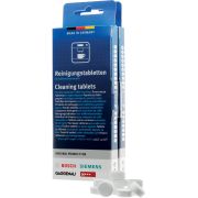 Set BOSCH by IBEDA-CHEMIE 00312503, 20 pastile curățare pentru programele automate de curățare ale espressoarelor, Îndepărtare eficientă a reziduurilor, Pentru aroma optimă a cafelei