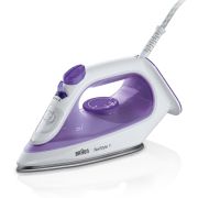 Fier de călcat BRAUN TexStyle 1 SI1080VI - 0127407016, 2000W, Continuu 25g/min, Jet 130g, Rezervor 220ml, Talpă SuperCeramic, Vârf precizie, Cablu 1.9m, Violet