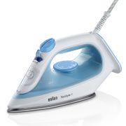 Fier de călcat BRAUN TexStyle 1 SI1050BL - 0127407014, 2000W, Continuu 25g/min, Jet 120g, Rezervor 220ml, Talpă SuperCeramic, Vârf precizie, Cablu 1.9m, Blue