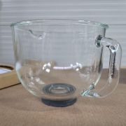Vas sticlă KENWOOD Glass Bowl KXT754GL - AW20011055, Volum 5 litri, Pentru gamele kMix A (revizie), Greutate 2.33kg