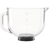 Vas sticlă KENWOOD Glass Bowl KXT754GL - AW20011055, Volum 5 litri, Pentru gamele kMix A (revizie), Greutate 2.33kg