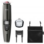 Aparat de tuns barba Philips BeardTrimmer 9000 BT9297/15, Uz Dry, Complet lavabil, Lame oțel inoxidabil, 0.4~7mm, 1 pieptene, Accesoriu detalii, Autonomie 80min, Sistem de ghidare laser, Husă inclusă