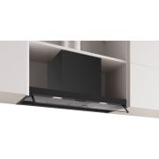 Hotă complet integrabilă BOSCH Serie 2 DBB85CC60, 80cm, Sticlă transparentă, Matt Black