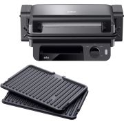 Grătar electric BRAUN MultiGrill 5 CG5010IGY - 0X17900013, 2000W, 1 placă grill, 1 placă griddle, G3.85kg
