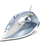 Fier de călcat cu abur Philips Azur Seria 7000 DST7011/20, 2600W, Continuu 45g/min, Jet 220g, Rezervor 300ml, Talpă SteamGlide Plus, C2m, G1.67kg, Light Blue