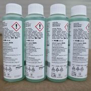 Set BOSCH by Bavariapool Care Product 00312111, 4 flacoane soluție de îngrijire de 125ml, Pentru uscătoare de rufe cu pompă de căldură fără Care Program, Elimină mirosurile neplăcute și menține performanța