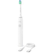 Periuţă de dinţi electrică Philips Sonicare 1100 HX3901/01, 1 mod, 1 intensitate, Fluid Action, BrushPacer, SmartTimer, O încărcare 14 zile, Albă
