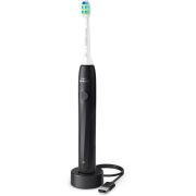 Periuţă de dinţi electrică Philips Sonicare 2100 HX4021/02, 1 mod, 2 intensități, Fluid Action, BrushPacer, SmartTimer, O încărcare 14 zile, Neagră