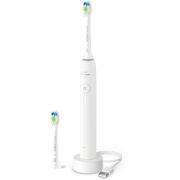 Periuţă de dinţi electrică Philips Sonicare 3100 HX4032/21, Senzor presiune, 1 mod, 3 intensități, Fluid Action, BrushPacer, SmartTimer, O încărcare 14 zile, Albă
