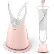Aparat de călcat vertical cu abur Philips ComfortTouch GC552/40, 1800W, Continuu 35g/min, Gata în 45sec, Reglaj 3 trepte, Rezervor detașabil 1.8L, F 1.3m, C 1.6m, Mânușă, Perie
