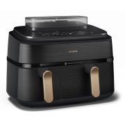 Friteuză cu aer cald Philips AirFryer Seria 5000 NA552/00, 2 coșuri