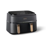 Friteuză cu aer cald Philips AirFryer Seria 3000 NA352/00, 2 coșuri