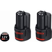 Set 2 acumulatori BOSCH PRO GBA 12V 3.0Ah 1600A00X7D