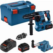 Ciocan rotopercutor cu SDS plus BOSCH PRO GBH 18V-28 CF 0611921003, Ciocan rotopercutor cu acumulator, Vibration Control şi KickBack Control 
