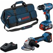 Set combi BOSCH 0615A5007N, 1x PRO GSR, 1x GWS, 2 x 4.0Ah, 1x GAL