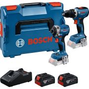 Set combi BOSCH 0615A50090, 1x GSR, 1x GDR,  2x GBA 5.0 Ah, 1x GAL 18V-40