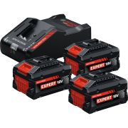 Set Starter BOSCH 0615V0005R, 3x EXBA18V-80, 1x EXAL18V-160