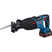 Set BOSCH 0615V0003G, 1x fierăstrău sabie cu acumulator GSA 18V- 28,  1x set de 25 pânze de fierăstrău