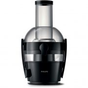 Storcător de fructe centrifugal Philips Viva HR1855/70, 800W (o viteză), Capacitate 2l, Tub alimentare XL 7.5cm, Cană 800ml, Cablu 1m, Sită QuickClean, Curățare rapidă Pre-Clean, Funcție anti-picurare, 78dBA, Black Ink