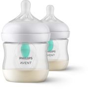 Set 2 biberoane cu dispozitiv anticolici Philips AVENT Airfree SCY670/02, 125ml
