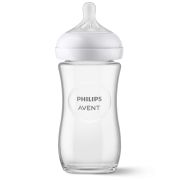 Biberon din sticlă Philips AVENT Natural Response SCY933/01, 240ml