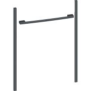 Kit instalare NEFF Flex Design Z9075AY0, 75cm, Pentru instalare seamless a unui cuptor de 60cm cu un sertar (de vidat sau termic) de 14cm, Anthracite grey