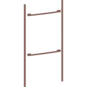 Kit instalare NEFF Flex Design Z912ABY0, 120cm, Pentru instalare seamless a unui cuptor de 60cm cu un cuptor compact de 45cm și cu un sertar de 14cm, Brushed bronze