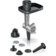 Mașină de tocat carne BOSCH Hunting Adventure MUZS6HA - 17008297, Capacitate 2kg/min, Carne fiartă sau crudă, pește sau legume, 3 site inox, Nu lasă gust sau miros, G1.5kg, Pentru Serie 6 MUMS6