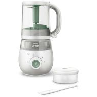 Aparat 4-în-1 pentru prepararea mâncării bebeluşilor Philips AVENT SCF885/01, Prepară solide 1 litru - lichide 720ml, Prepară la abur, Amestecă, Dezgheață, Reîncălzește, Carte cu rețete online