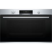 Cuptor încorporabil multifuncțional BOSCH Serie 6 VBD5780S0, 90x60cm, 4200W, 112l, 50~280°C, Clasa C, Convecție aer cald, Piroliză, Inox