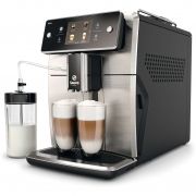 Espressor automat Saeco Xelsis SM7683/00, 1850W, 15bar, 1.7l, Spumare automată, Râșniță ceramică, Boabe și Măcinată, Carafă 600ml, LCD tactil, 6 users, HygieSteam, LatteDuo, LattePerfetto, Stainless Steel