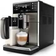 Espressor automat Saeco PicoBaristo SM5473/10, 1850W, 15bar, 1.8l, Spumare automată, Râșniță ceramică, Boabe și Măcinată, Carafă Premium 500ml, CaffeDuo, LattePerfetto, Certificare CSA, Stainless Steel