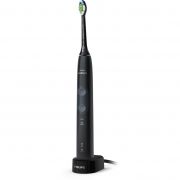 Periuţă de dinţi electrică Philips ProtectiveClean 4500 Whitening HX6830/44, Până la 62k mișcări pe minut, 2 moduri, 1 intensitate, SmarTimer, QuadPacer, Li-Ion (uz 2 săpt,reînc 16h), Black Grey