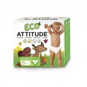 ATTITUDE Scutece ecologice de unica folosinta marime 5 (12kg), 22 Buc