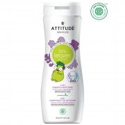 Little Leaves 2 in 1 shampon si gel de dus, vanilie si pere, 473 ml