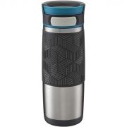 Cană Contigo Metra Transit 470ml (Stainless Steel with Blue Accent) [Tehnologie AUTOSEAL]